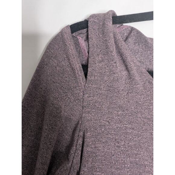 SPLENDID Purple light weight hoodie long sleeve stretch moisture Wicking Size M - Picture 4 of 10